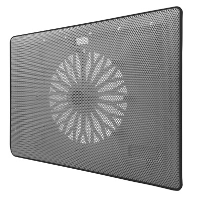 BRobotix Base Enfriadora para Laptop 15.6", con 1 Ventilador, Gris