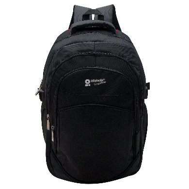 BRobotix Mochila 186617 de Poliéster para Laptop 15.6", Negro
