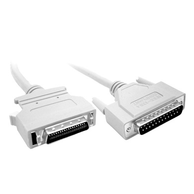 BRobotix Cable DB25 Macho - Mini Centronics 36 Macho, 3 Metros, Gris