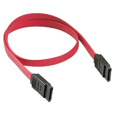 BRobotix Cable SATA 7-pin Macho - SATA 7-pin Macho, 1 Metro, Rojo