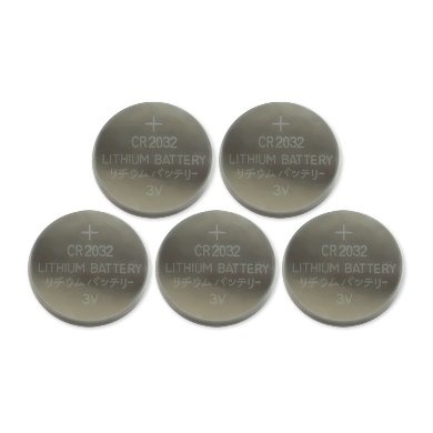 BRobotix Batería CMOS CR2032, 5 Piezas, para Bios