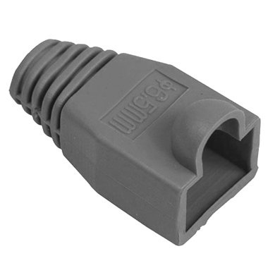 BRobotix Bota para Plug RJ-45, Gris, 100 Piezas