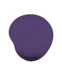 Mousepad Gamer BRobotix con Descansa Muñecas de Gel, 20x23cm, Grosor 20mm, Morado