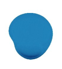 Mousepad Gamer Manhattan BRobotix con Descansa Muñecas de Gel, 20x23cm, Grosor 20mm, Turquesa