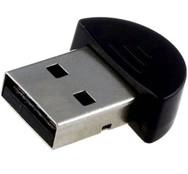 BRobotix Adaptador Bluetooth, USB, Negro