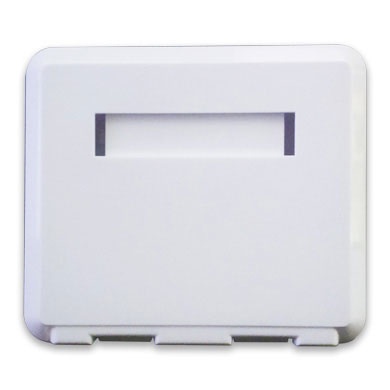 BRobotix Caja para Pared 537429, 1 Puerto, Blanco