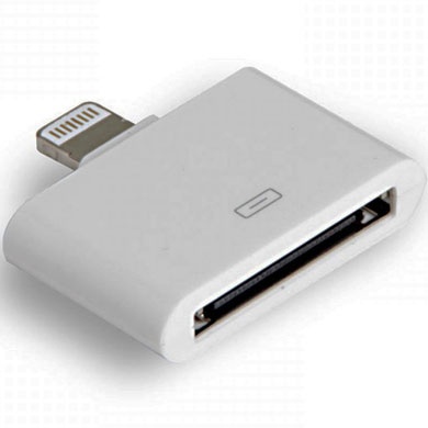 BRobotix Adaptador 30 Pin Hembra - Lightning Macho, Blanco