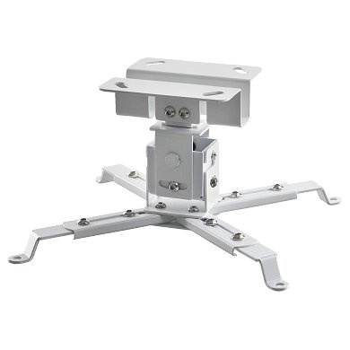 BRobotix Soporte de Techo para Proyector 6000663, hasta 10kg, Blanco