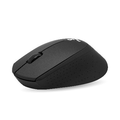 Mouse Ergonómico BRobotix Óptico 6000762, Inalámbrico, USB, 1000DPI, Negro