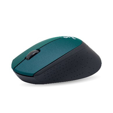 Mouse Ergonómico BRobotix Óptico 6000779, Inalámbrico, USB, 1000DPI, Verde/Negro