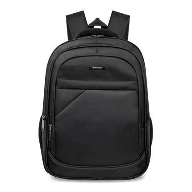 BRobotix Mochila Varsovia de Poliéster para Laptop 17", Negro
