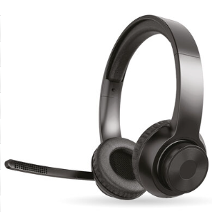 BRobotix Audífonos con Micrófono 6005699, Bluetooth, Inalámbrico, USB-C, Negro