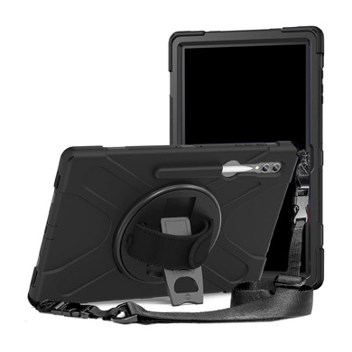 BRobotix Funda Uso Rudo de Silicona para Tablet Galaxy Tab S9 14.6", Negro