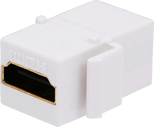 BRobotix Jack Tipo HDMI Hembra - HDMI Hembra, Blanco