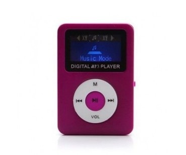 BRobotix Reproductor MP3/MP4, microSD, Púrpura