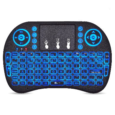 Teclado Gamer BRobotix 963814 RGB LED, Inalámbrico, Negro