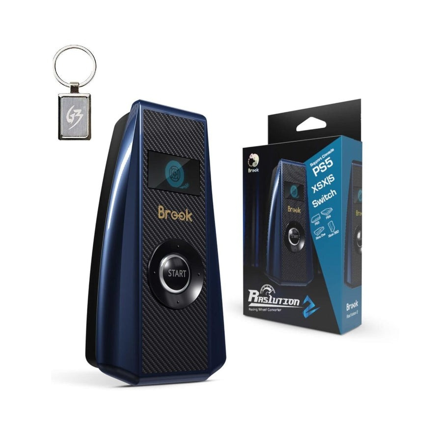 Brookstone Adaptador para Volantes de Carreras Ras1ution 2, PlayStation 3/PlayStation 4/PlayStation 5/Nintendo Switch