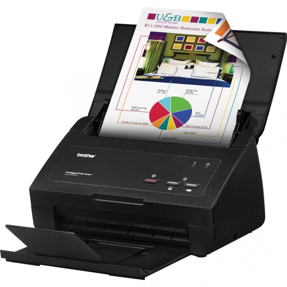 Scanner Brother ImageCenter ADS-2000e, 600 x 600 DPI, Escáner Color, Escaneado Dúplex, USB 2.0