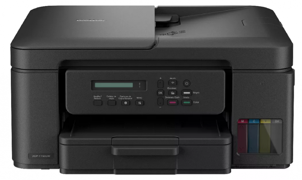 Multifuncional Brother DCP-T730DW, Color, Inyección de Tinta, Tanque de Tinta, Inalámbrico, Print/Copy/Scan