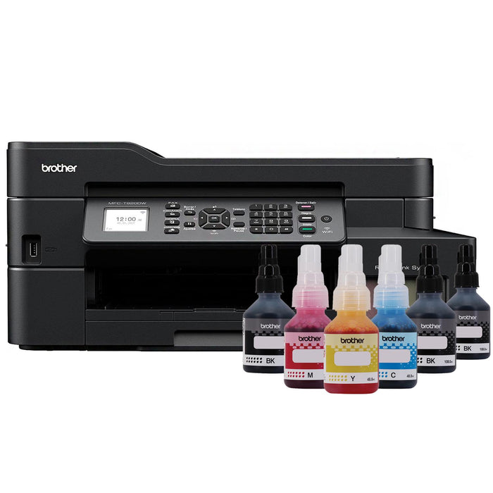 Multifuncional Brother MFC-T920DW InkBenefit Tank, Color, Inyección, Inalámbrico, Print/Scan/Copy/Fax ― Incluye 6 Tintas
