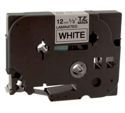 Brother Cinta TZE231G Negro sobre Blanco, Transferencia Térmica, 12 mm x 8 Metros, 200 Páginas, 1 Pieza