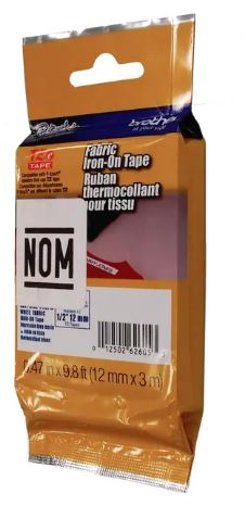 Cinta Brother TZe-FA3 Azul sobre Blanco, 12mm x 3m