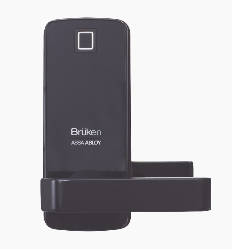 Bruken Assa Abloy Cerradura Inteligente BRK3551, Código/Lector de Huellas, 100 Usuarios