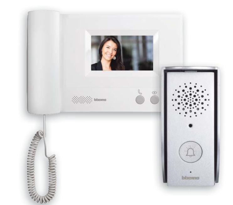 Bticino Videoportero/Interfon 315211, 4.3", Altavoz, Alámbrico, Blanco