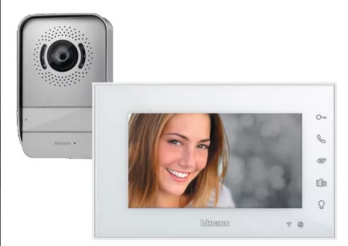 Bticino Videoportero/Interfon 318012, 7", Altavoz, Alámbrico, Blanco 