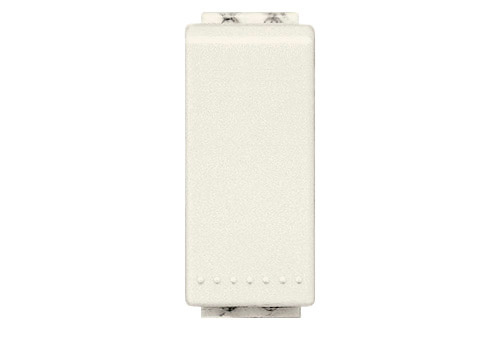 Bticino Apagador Sencillo E2001, 1 Vía, 127V, 10A, Marfil