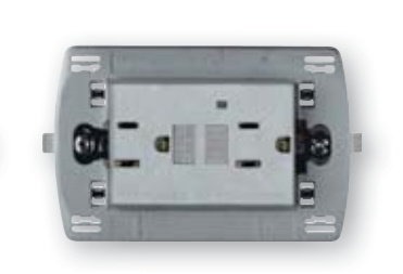 Bticino Tomacorriente NT4188GFG6, 1 Enchufes, 125V, 15A, Gris