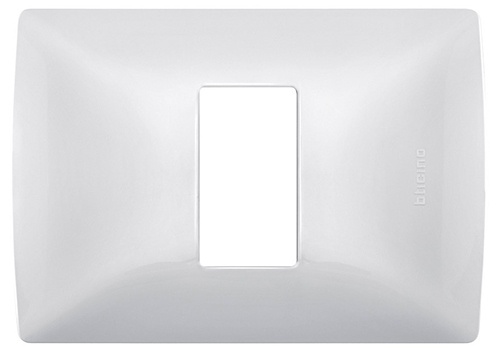 Bticino Placa de Pared de 1 Puerto, Blanco