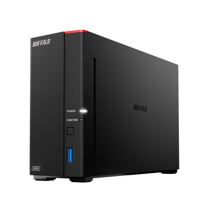 Buffalo LinkStation 710D NAS de 1 Bahía, 8TB, SATA III, USB 2.0, Negro