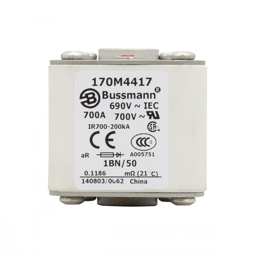 Fusible Industrial Bussmann Clase aR, 700A, 690V