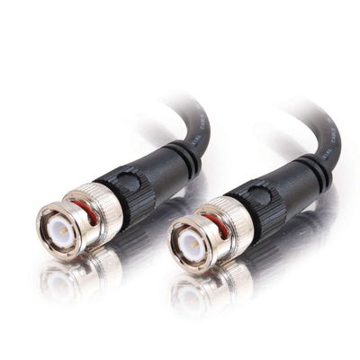 C2G Cable Coaxial BNC Macho - BNC Macho, 30.4 Metros, Negro