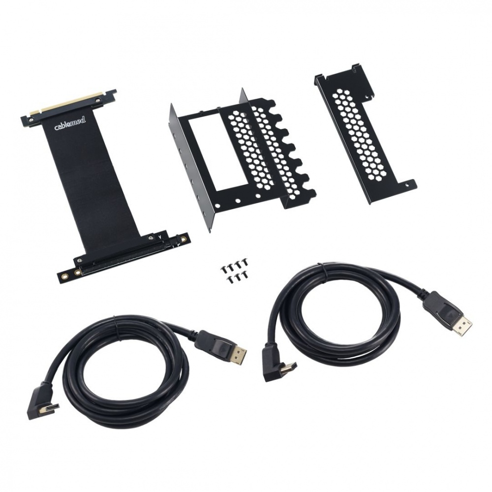 Cablemod Kit de Bracket PCI-E + 2x Cable Displayport