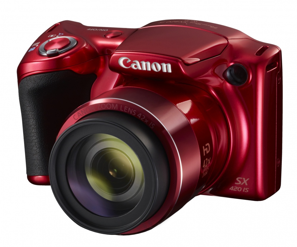 Cámara Digital Canon PowerShot SX420 IS, 20MP, Zoom óptico 42x, Rojo