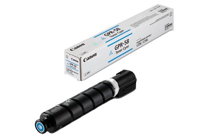 Tóner Canon GPR-58 Cian, 18.000 Páginas 