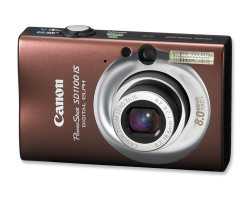 Cámara Digital Canon PowerShot SD1100 IS, 8.3MP, Zoom óptico 3x, Marrón
