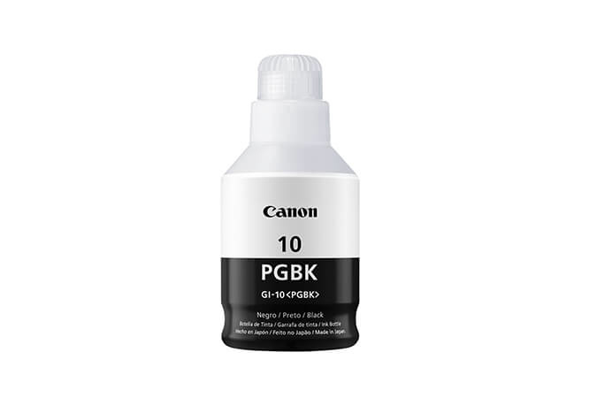 Tanque de Tinta Canon GI-10 Negro, 170ml