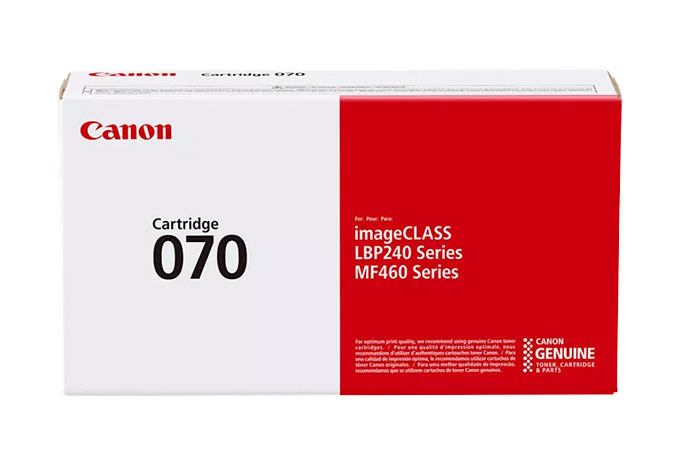 Tóner Canon 070 Negro, 3.000 Páginas