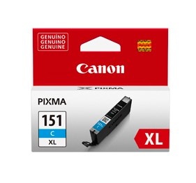 Cartucho Canon CLI-151 Alto Rendimiento Cian, 11ml