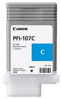 Tanque de Tinta Canon PFI-107C Cian 130ml