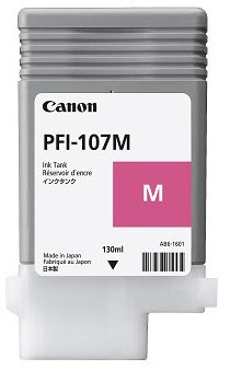 Tanque de Tinta Canon PFI-107M Magenta Magenta, 130ml, 