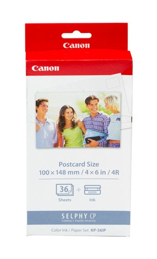 Canon Kit Cartucho y Papel KP-36IP para 36 Hojas de 4x6"