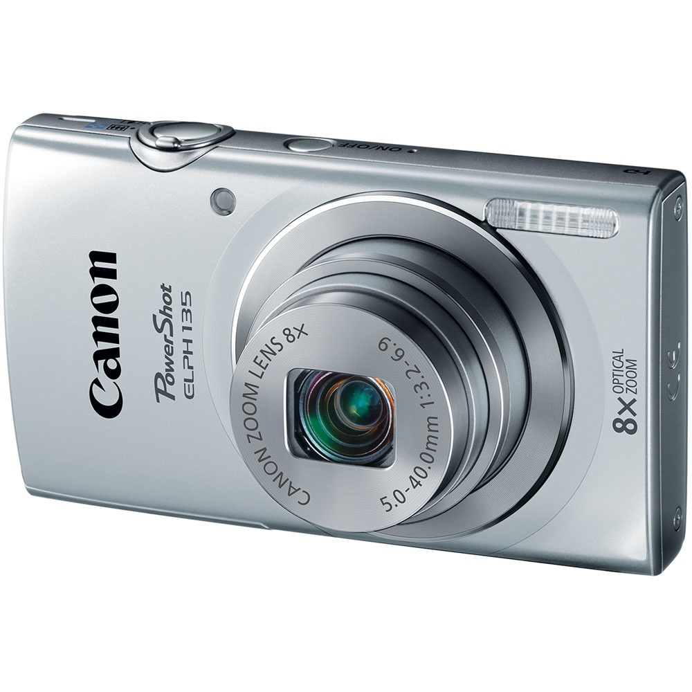 Canon PowerShot ELPH 135, 16MP, Zoom óptico 8x, Plata 9153B001