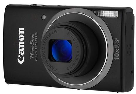 Cámara Digital Canon PowerShot ELPH 150 IS, 20MP, Zoom óptico 10x, Negro