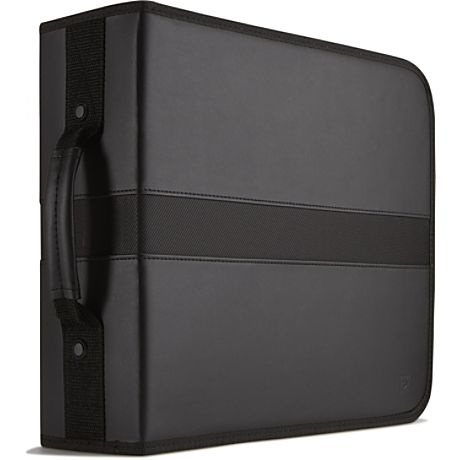 Case Logic Estuche de Cuero para CD/DVD, 208 Piezas, Negro