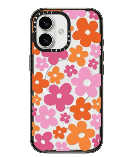 Casetify Funda Abstract Florals para iPhone 16, Multicolor