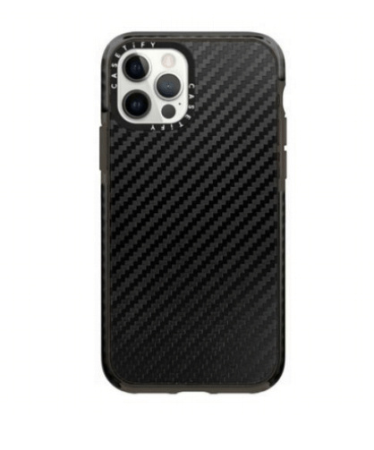 Casetify Funda Impact para iPhone 12/12 Pro, Negro 